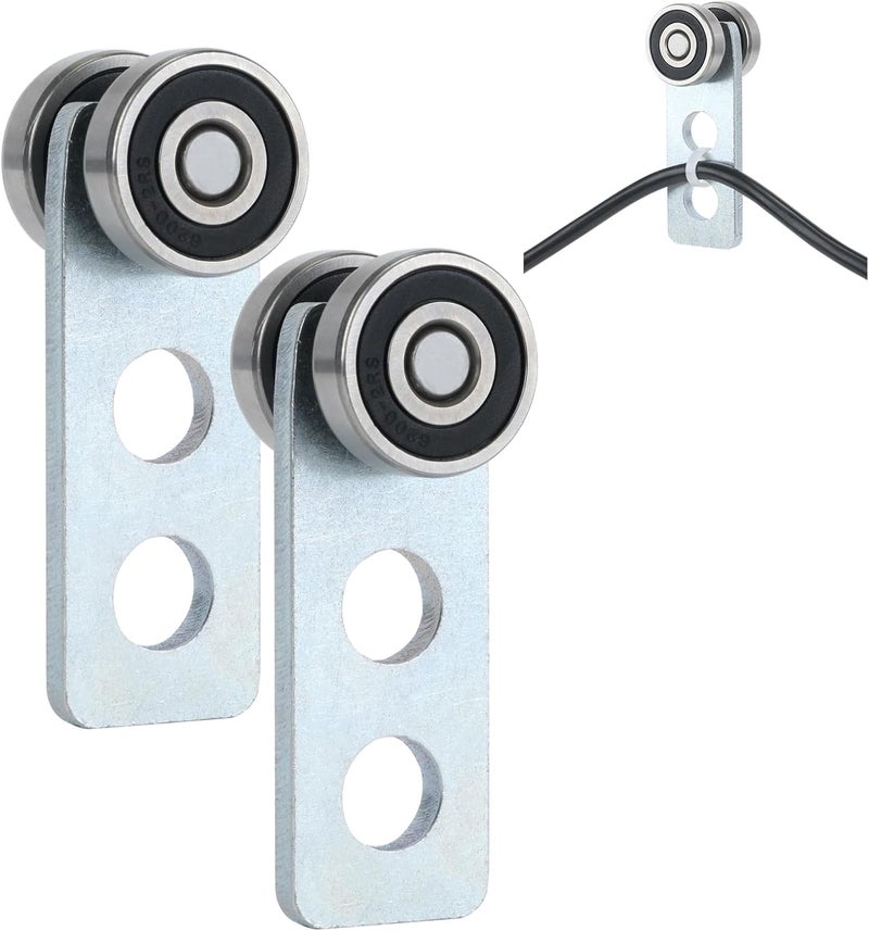 Fuperoo 2Wheel Trolley Assembly Rollers.Bearing Trolley Assembly.The top of The Trolley has Room for Set Screws, Allowing The use of a 1-5/8" high Strut Channel to Save on Construction Costs. - Image 1